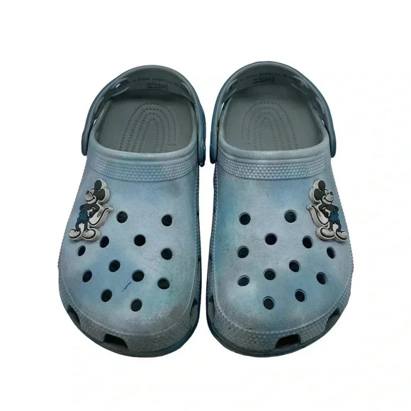 Disney Parks CROCS Mickey Mouse Blue Cloud Tie Dye size 7 - Picture 4 of 6